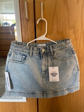Princess Polly Gazelle Denim Skort